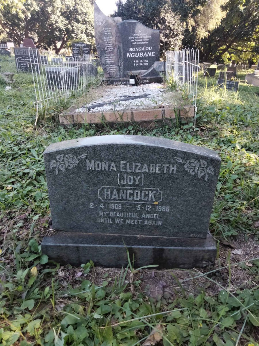 HANCOCK Mona Elizabeth 1909-1986