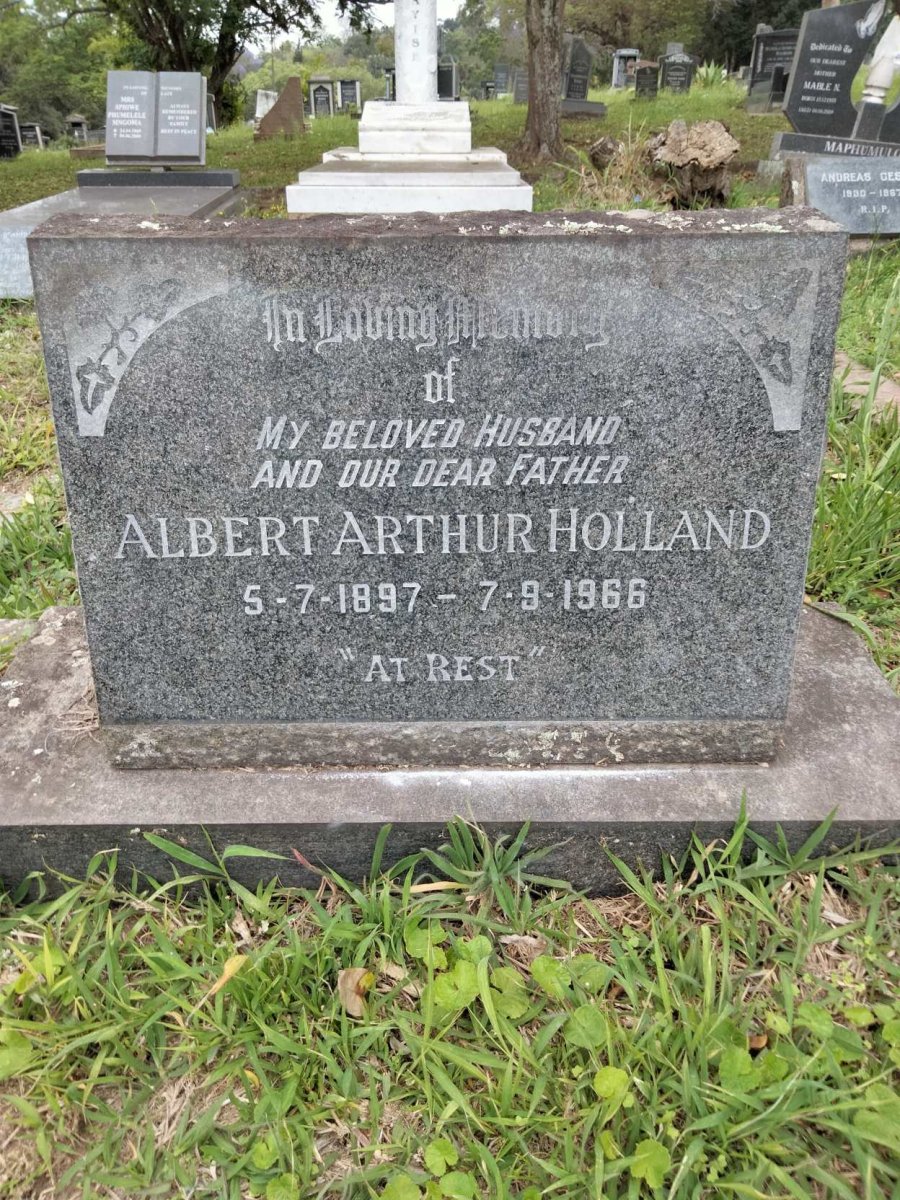 HOLLAND Albert Arthur 1897-1966