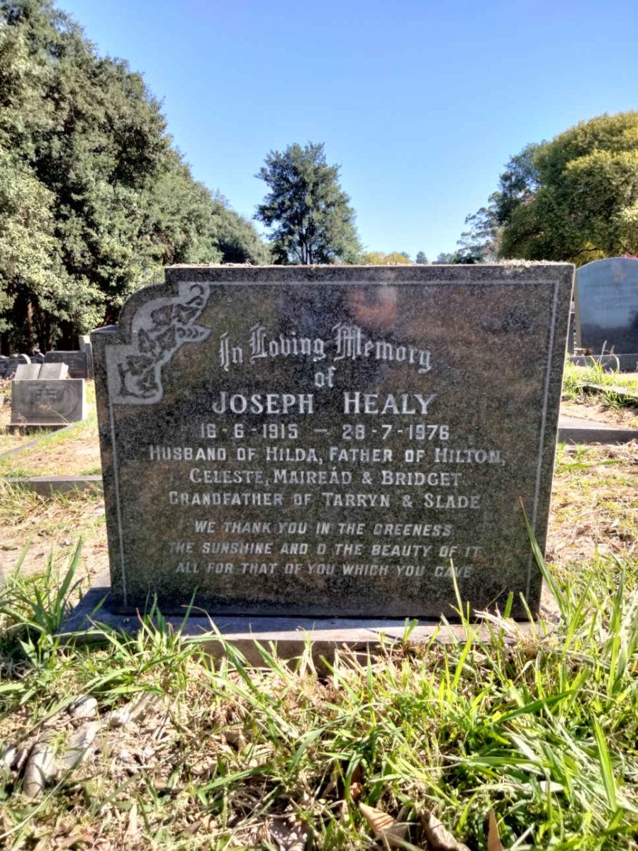 HEALY Joseph 1915-1976