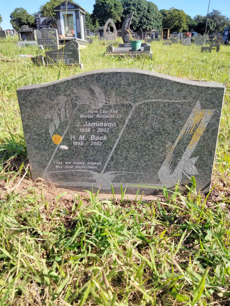 JAMIESON J. 1928-2002 :: BACK H.M. 1955-2003