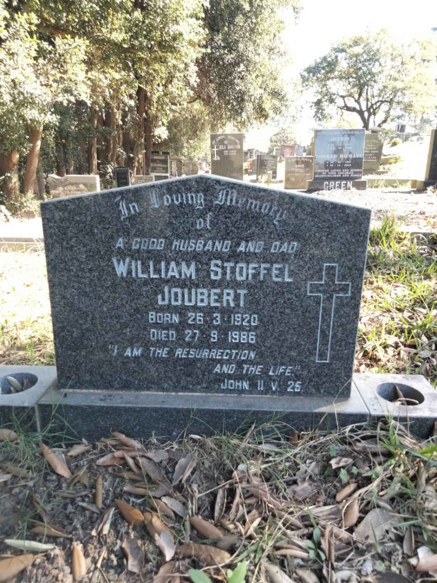 JOUBERT William Stoffel 1920-1986
