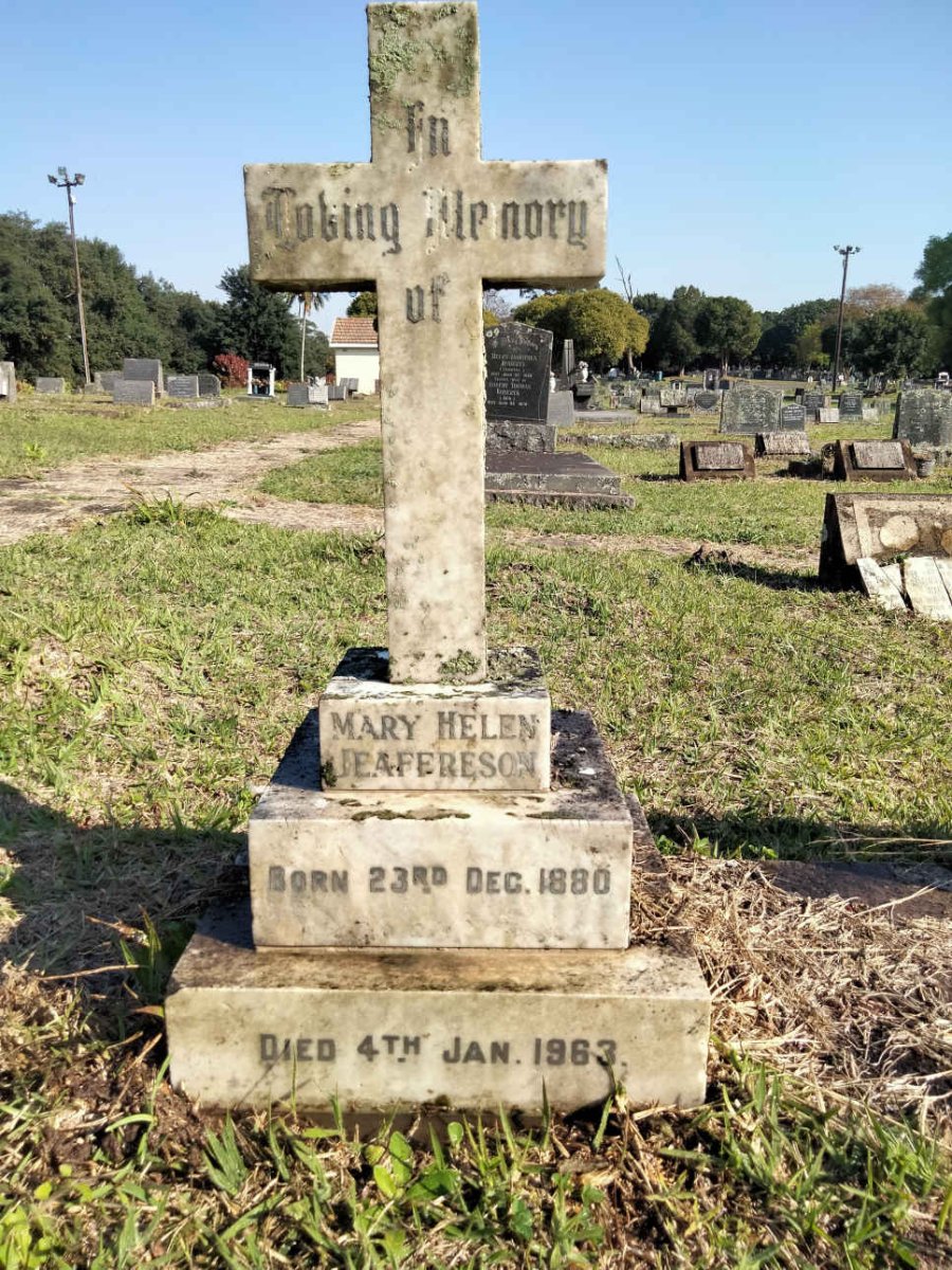 JEAFERESON Mary Helen 1880-1963