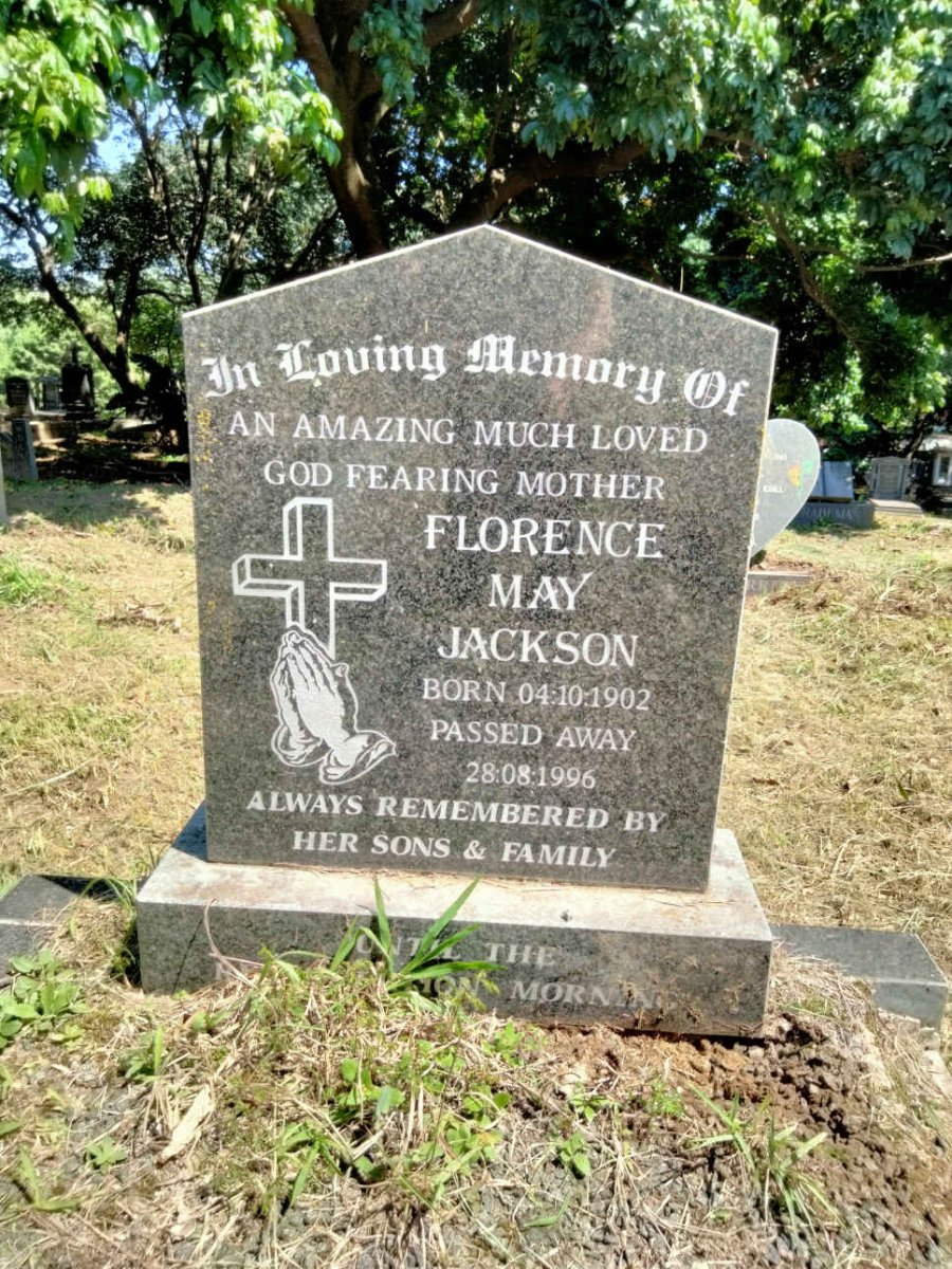 JACKSON Florence May 1902-1996