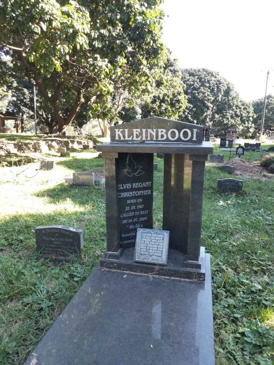 KLEINBOOI Elvis Regant Christopher 1967-2004