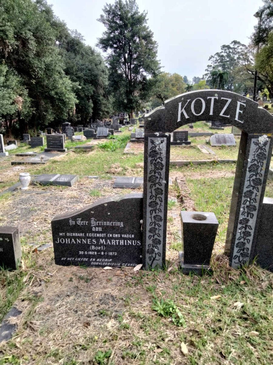 KOTZE Johannes Marthinus 1929-1963