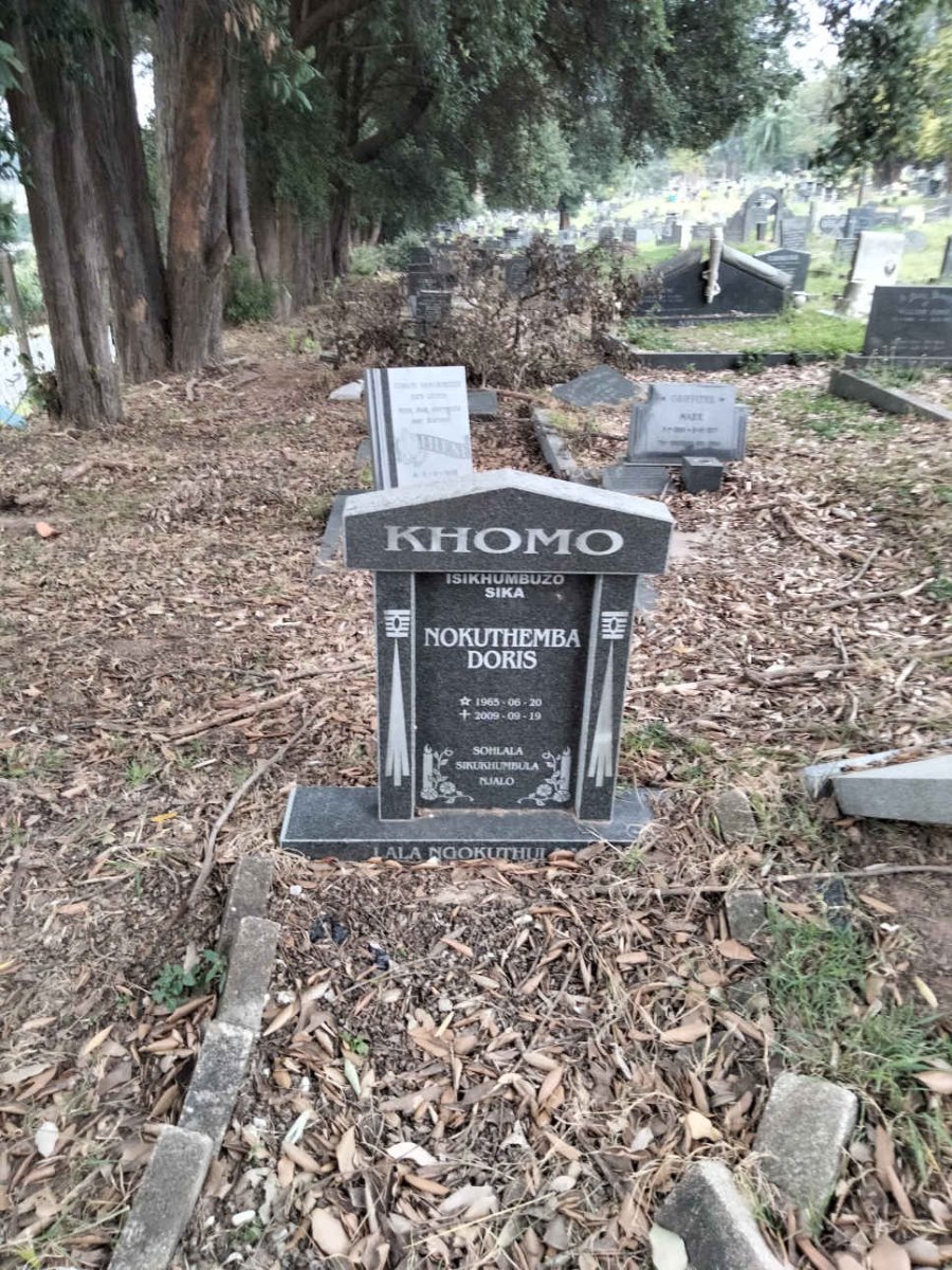 KHOMO Nokuthemba Doris 1965-2009