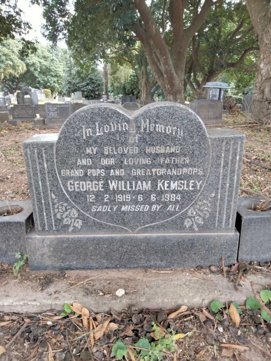 KEMSLEY George William 1919-1984