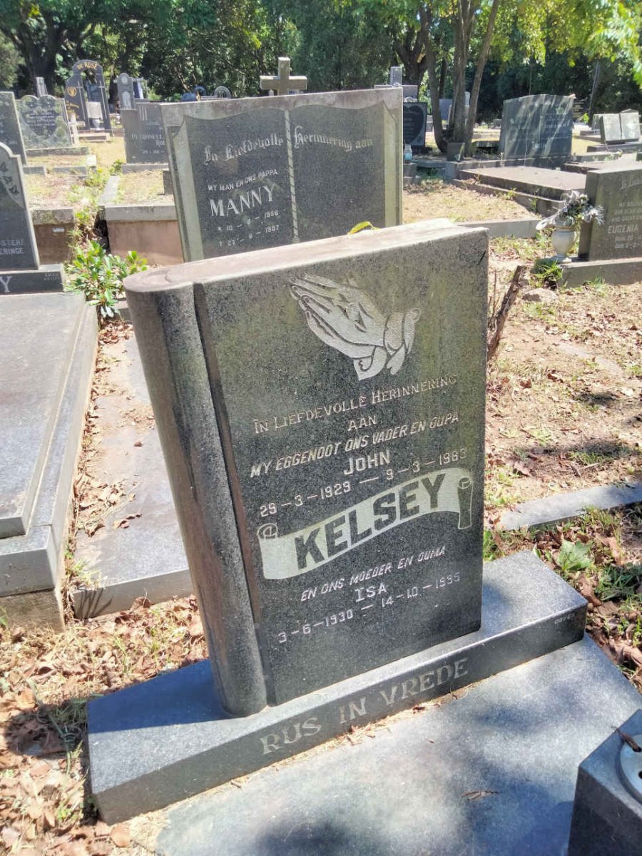 KELSEY John 1929-1983 &amp; Isa 1930-1995