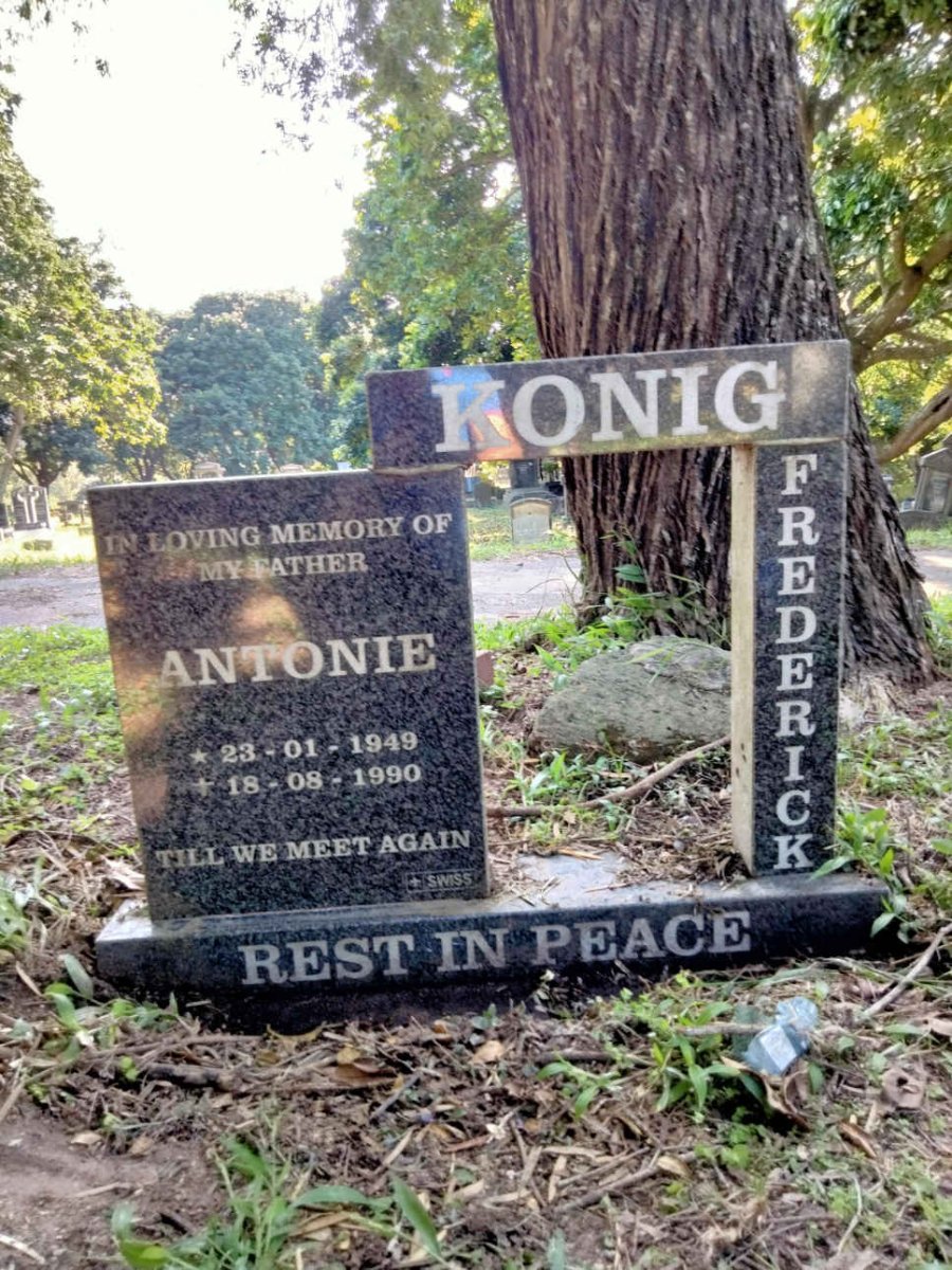KONIG Antonie Frederick 1949-1990