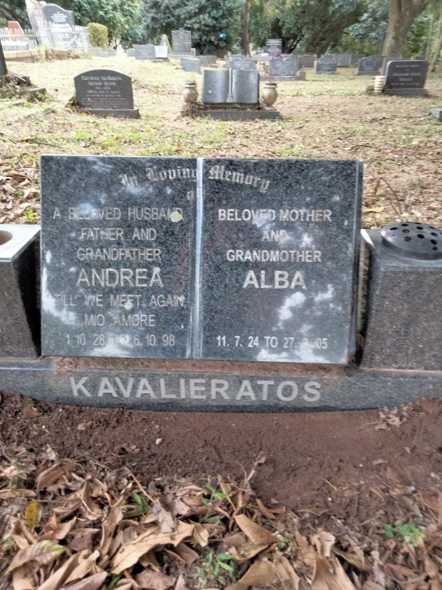 KAVALIERATOS Andrea 1928-1998 &amp; Alba 1924-2005