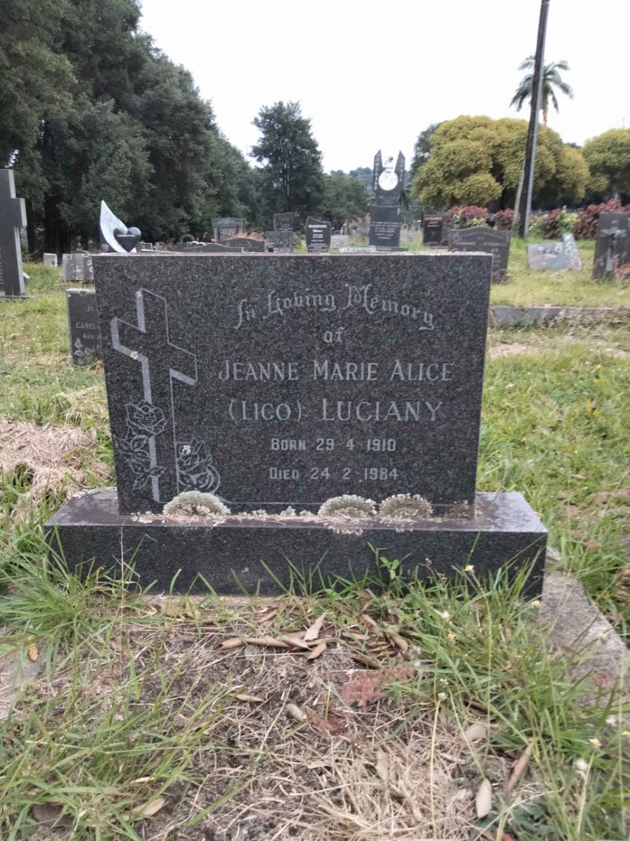 LUCIANY Jeanne Marie Alice 1910-1984