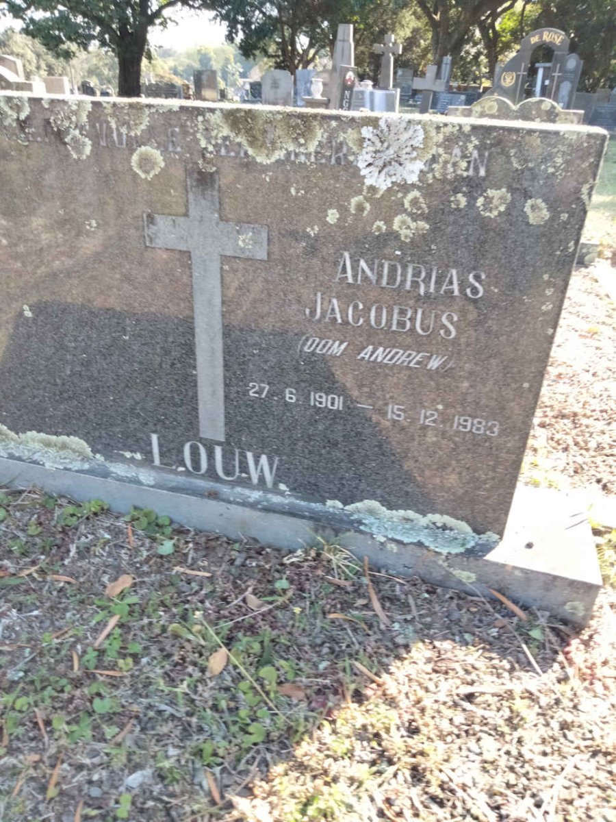 LOUW Andrias Jacobus 1901-1983