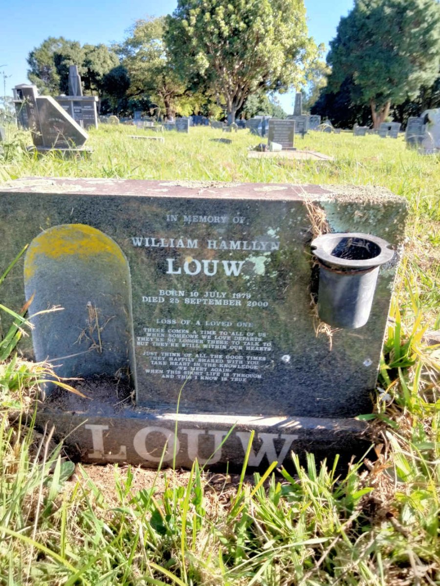 LOUW William Hamllyn 1979-2000