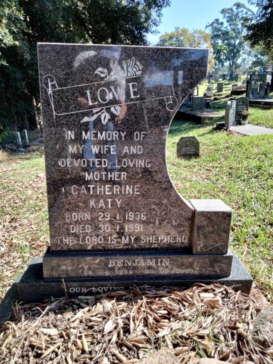 LOWE Benjamin 1934-2003 &amp; Catherine Katy 1936-1991