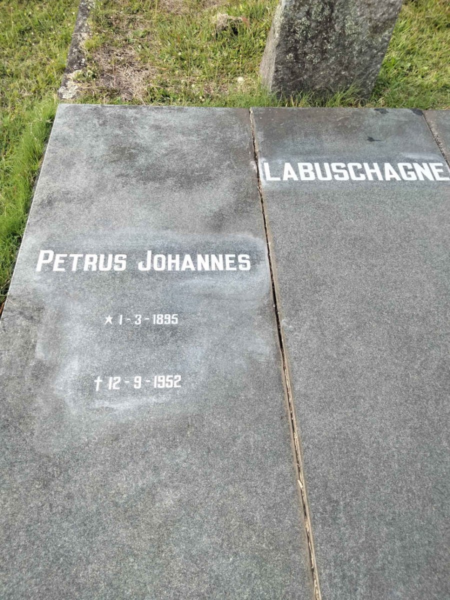 LABUSCHAGNE Petrus Johannes 1895-1952