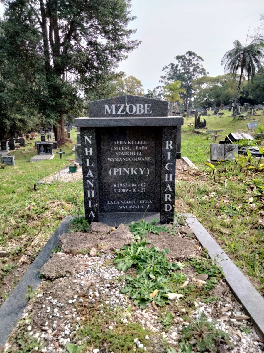 MZOBE Nhlanhla Richard 1957-2009