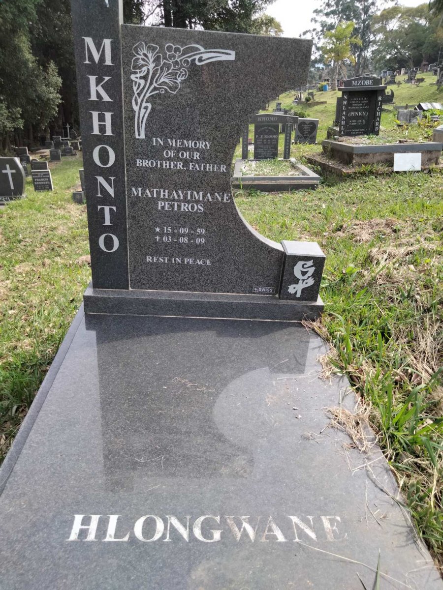 MKHONTO Mathayimane Petros 1959-2009