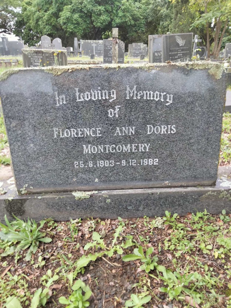 MONTGOMERY Florence Ann Doris 1903-1982