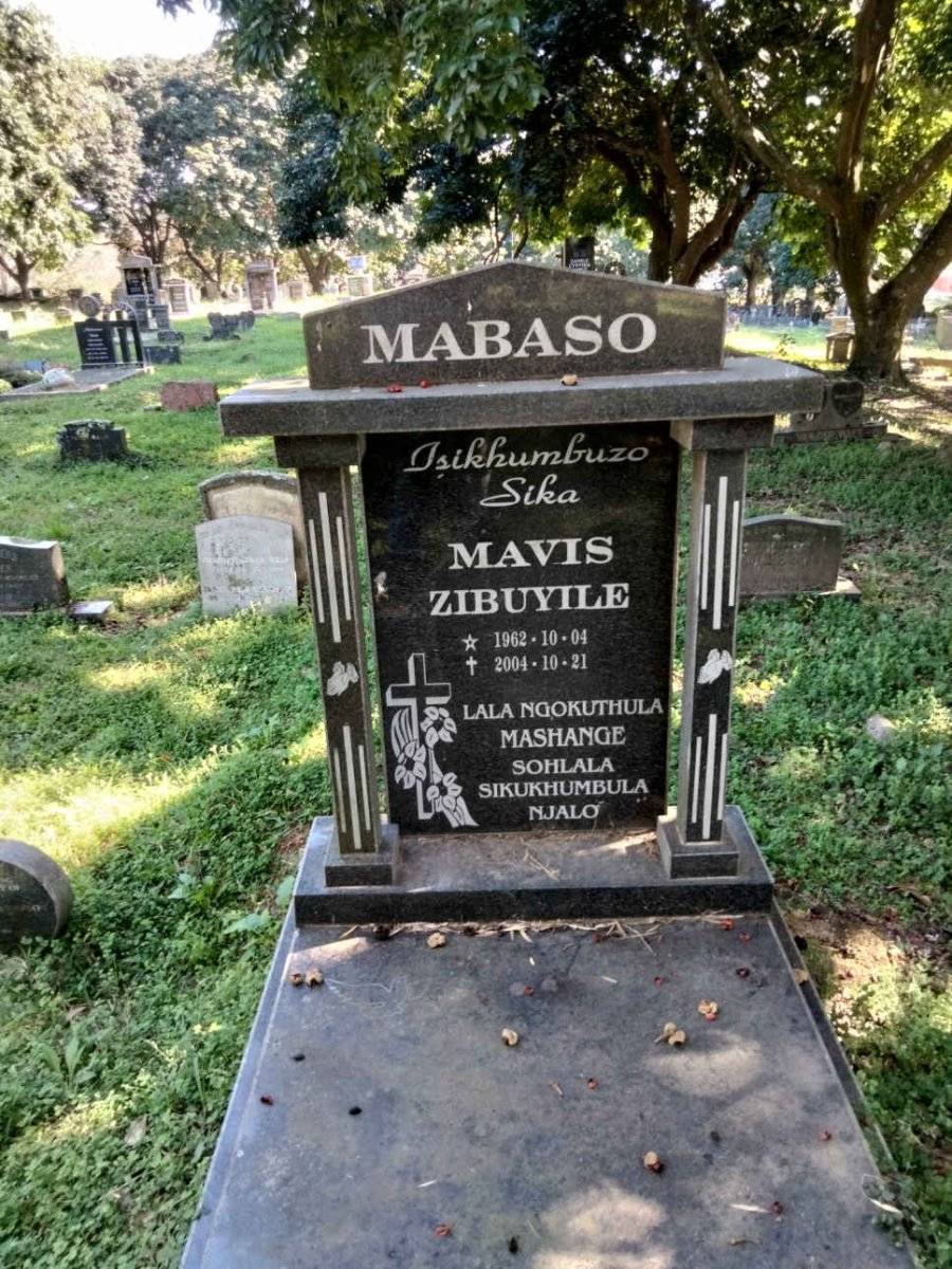 MABASO Mavis Zibuyile 1962-2004