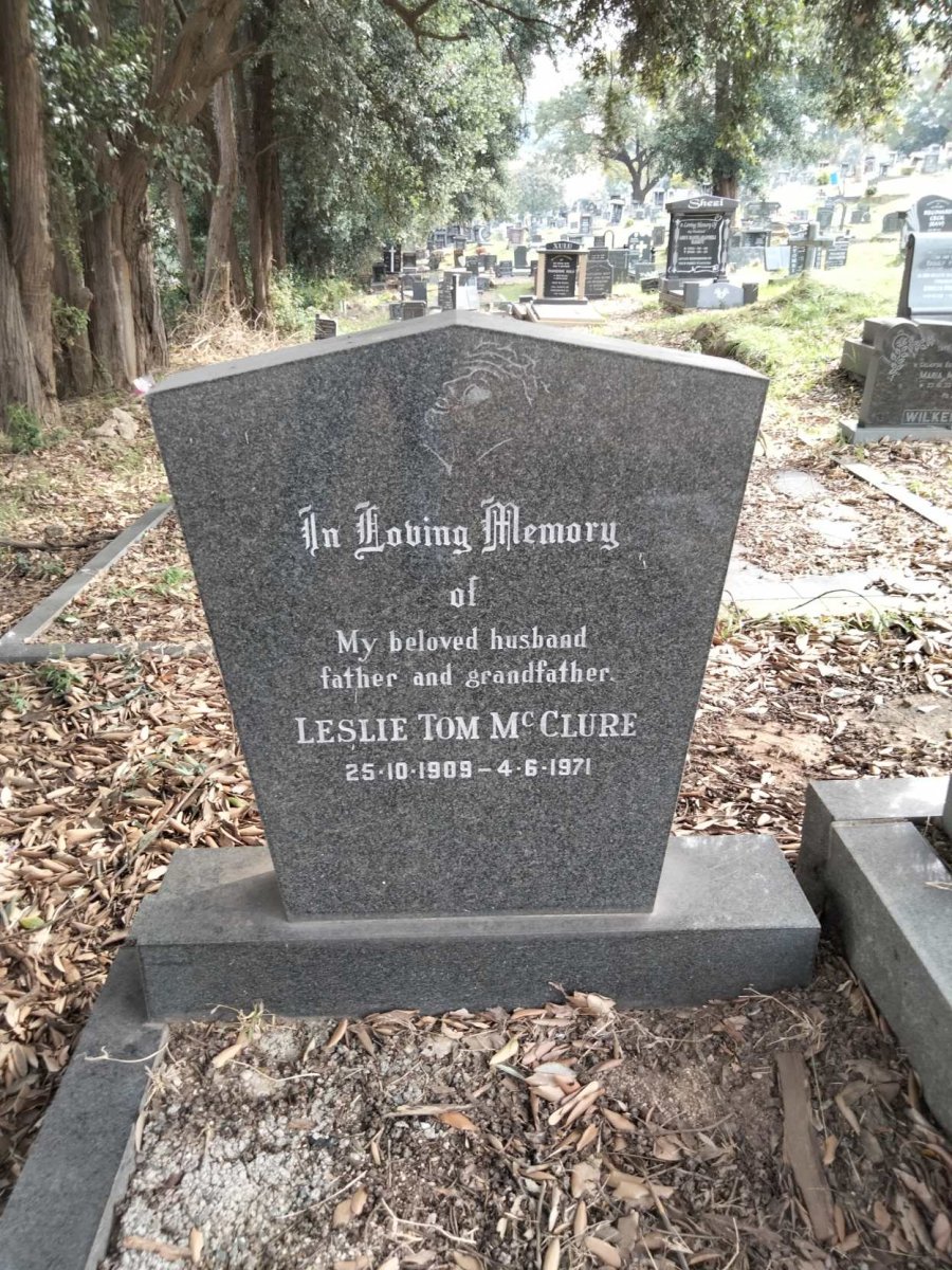McLURE Leslie Tom 1903-1971