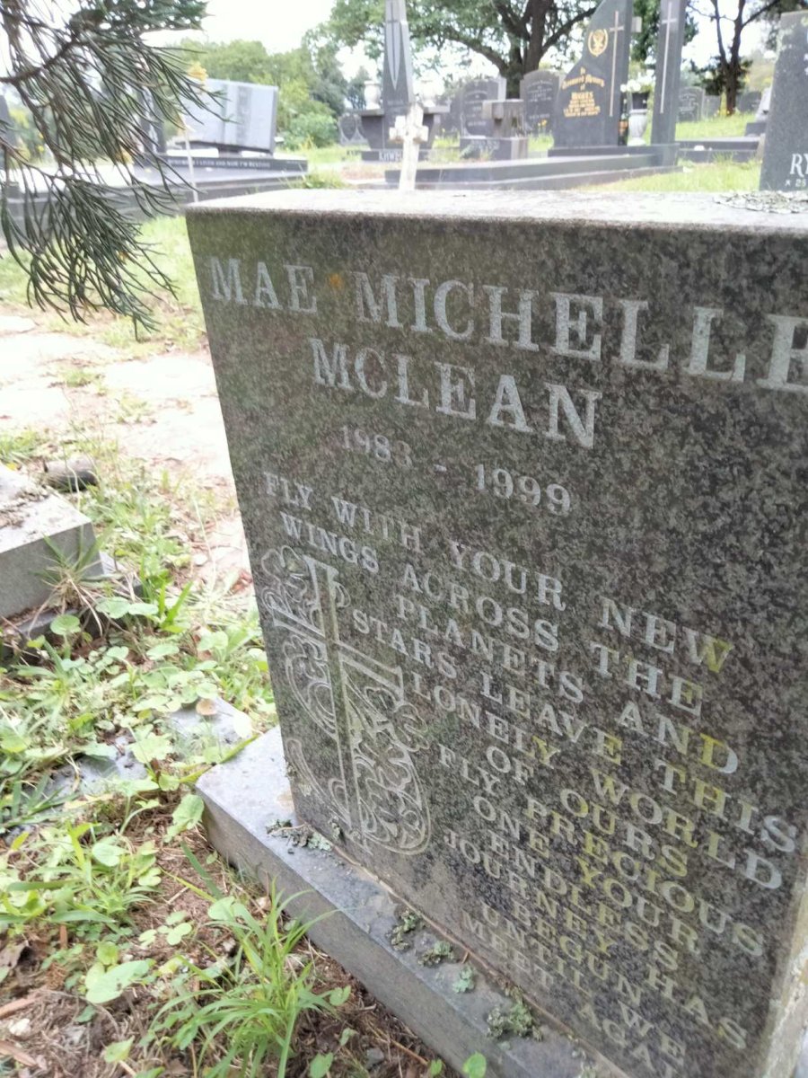 MCLEAN Mae Michelle 1983-1999