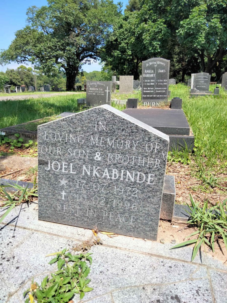 NKABINDE Joel 1972-1996