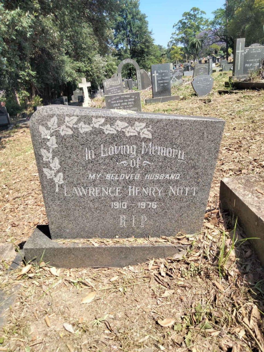 NUTT Lawrence Henry 1910-1976