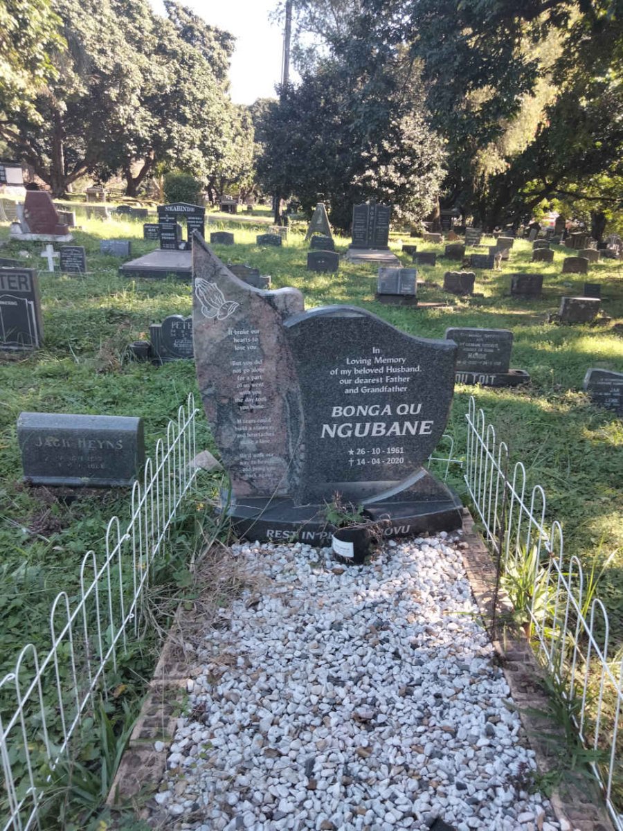NGUBANE Bonga Qu 1961-2020