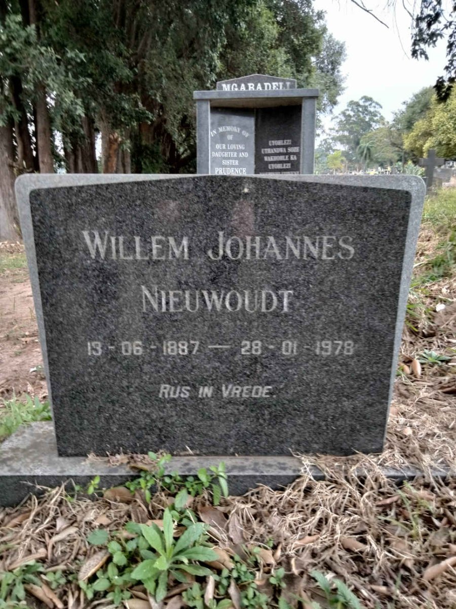 NIEUWOUDT Willem Johannes 1887-1978