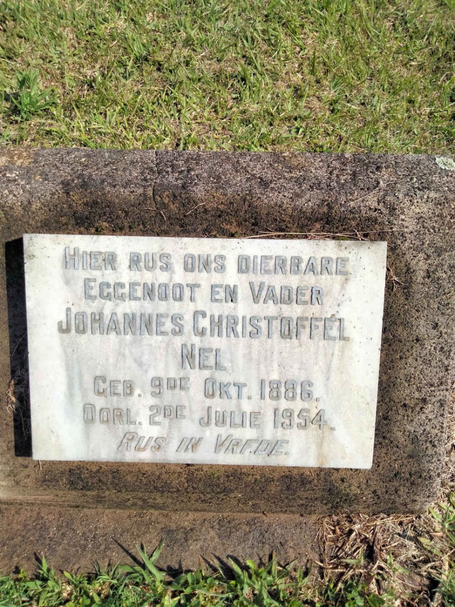NEL Johannes Christoffel 1886-1954
