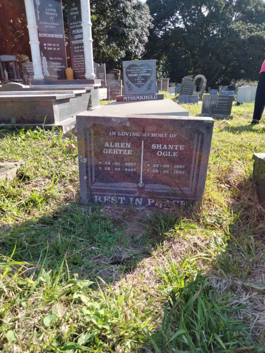OGLE Shante 1989-1993 :: GERTZE Alren 2007-2007
