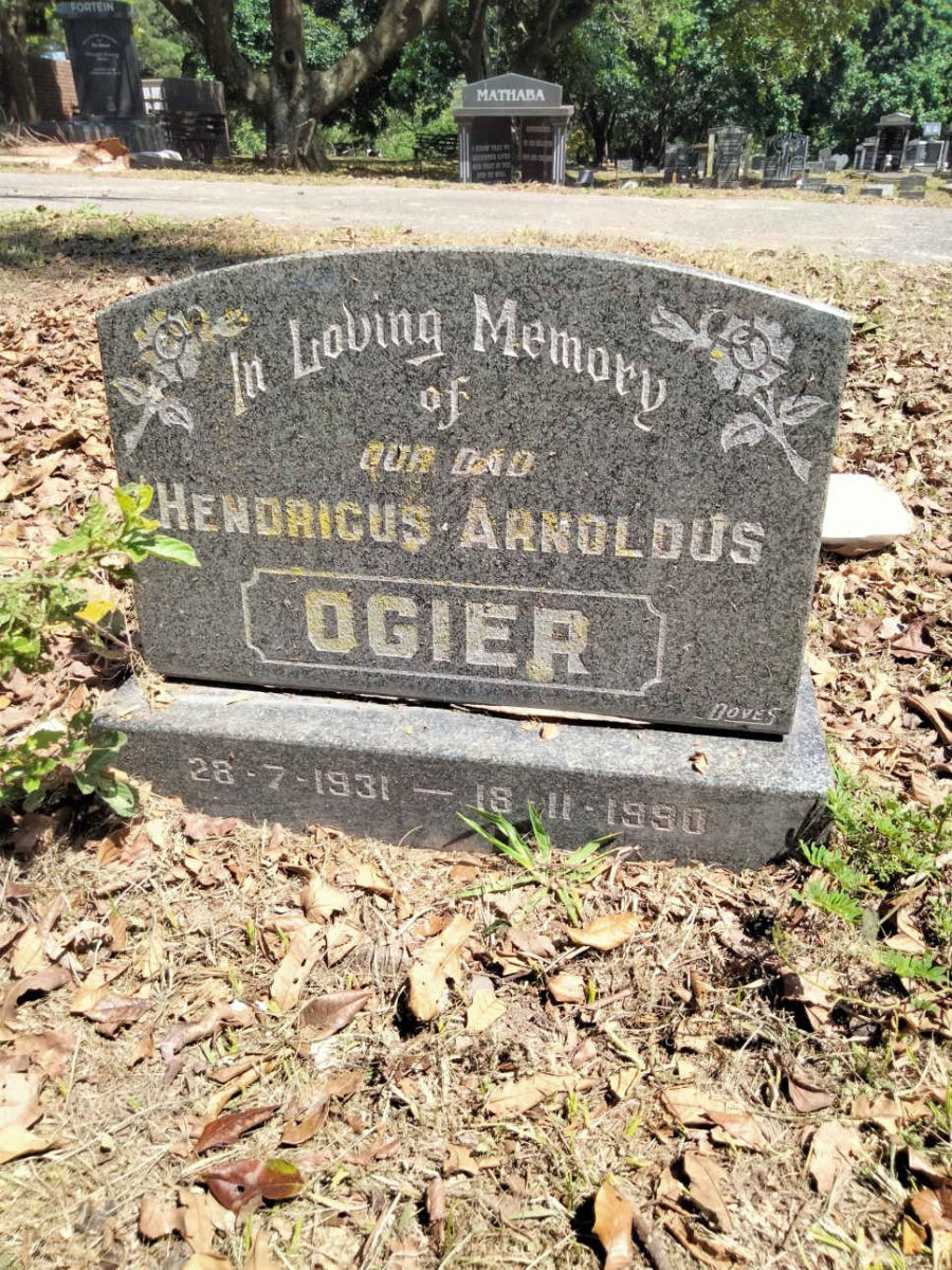 OGIER Hendricus Arnoldus 1931-1990