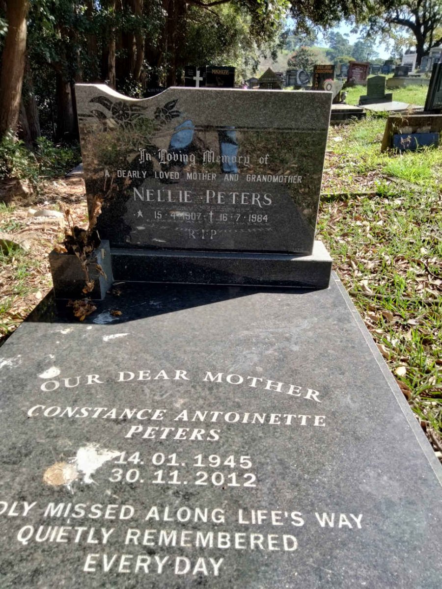 PETERS Nellie 1907-1984 :: PETER Constance Antoinette 1945-2012 :: ALEXANDER Ronlyn 1970-2016