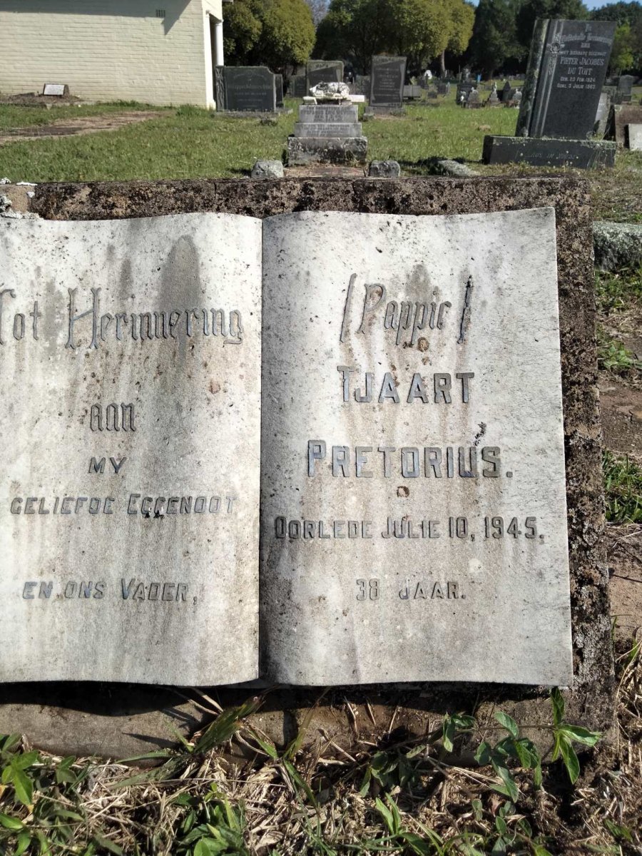 PRETORIUS Tjaart -1945