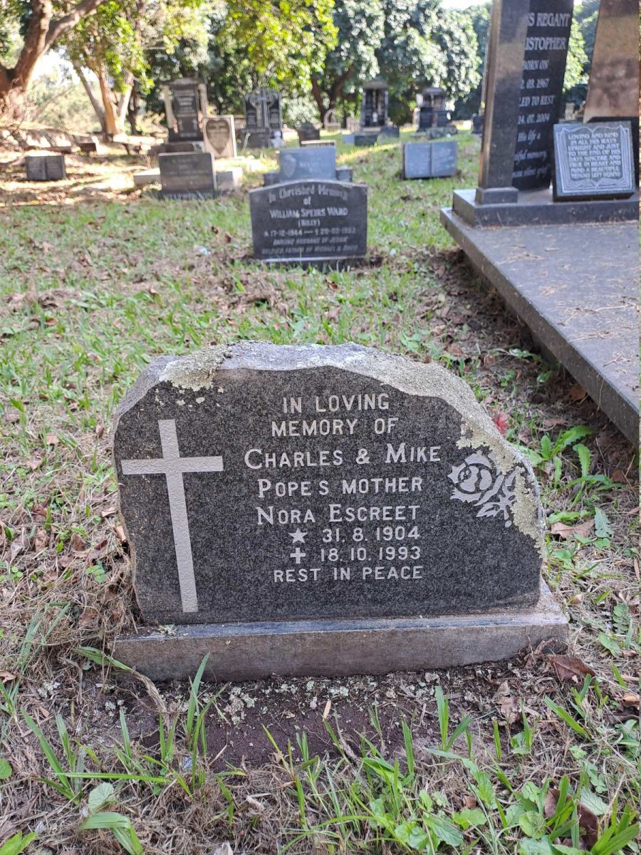 POPE Nora Escreet 1904-1993