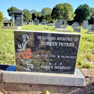 PETERS Doreen 1951-2001