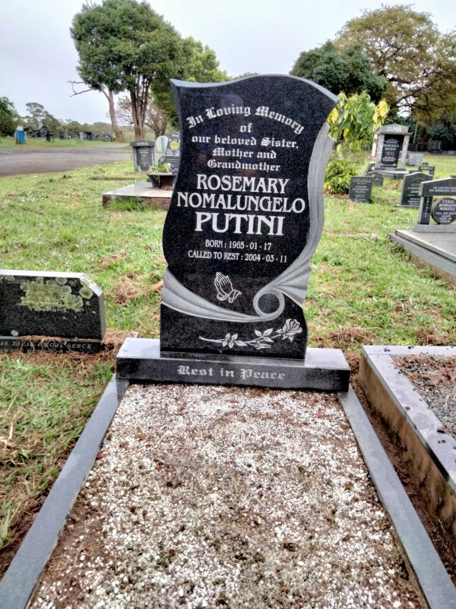 PUTINI Rosemary Nomalungelo 1965-2004