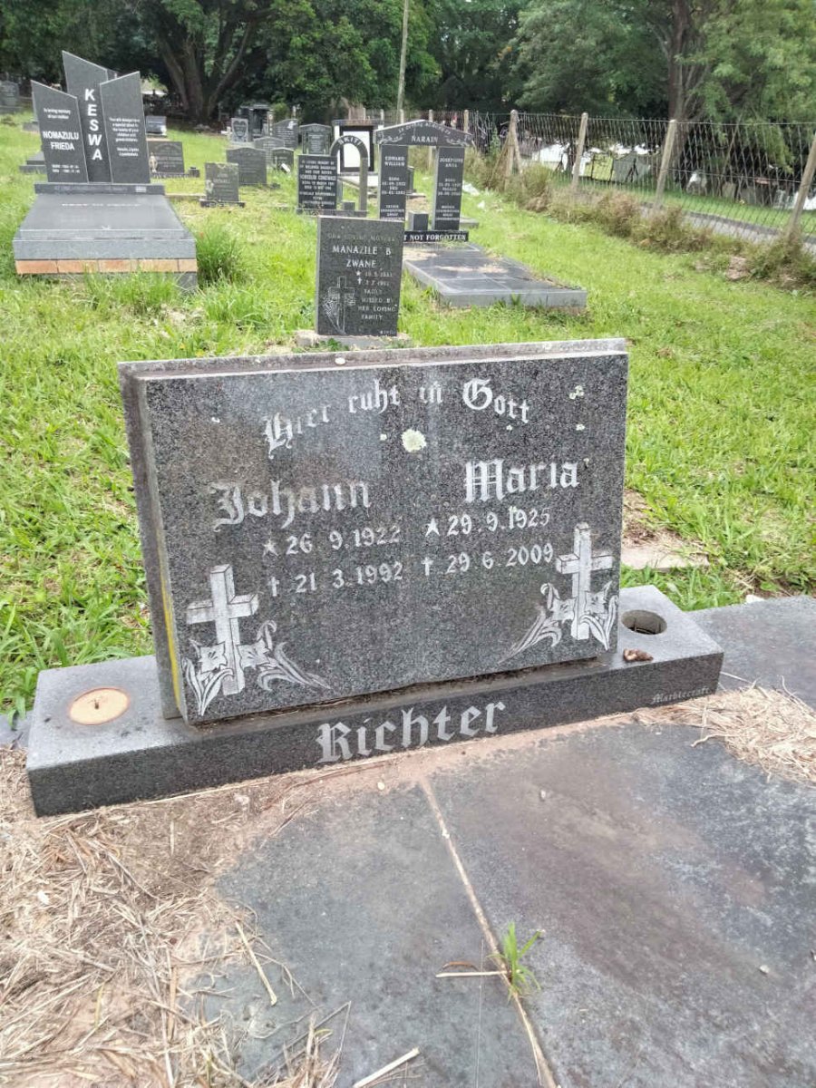 RICHTER Johann 1922-1992 & Maria 1925-2009