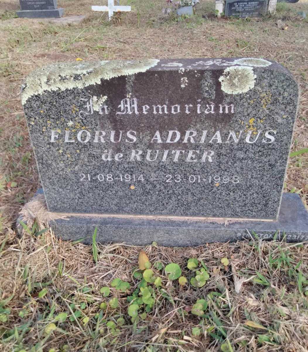 RUITER Florus Adrianus, de 1914-1998