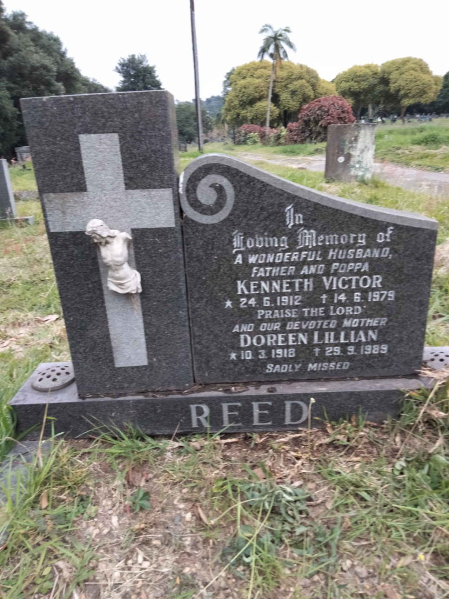 REED Kenneth Victor 1912-1979 &amp; Doreen Lillian 1918-1989