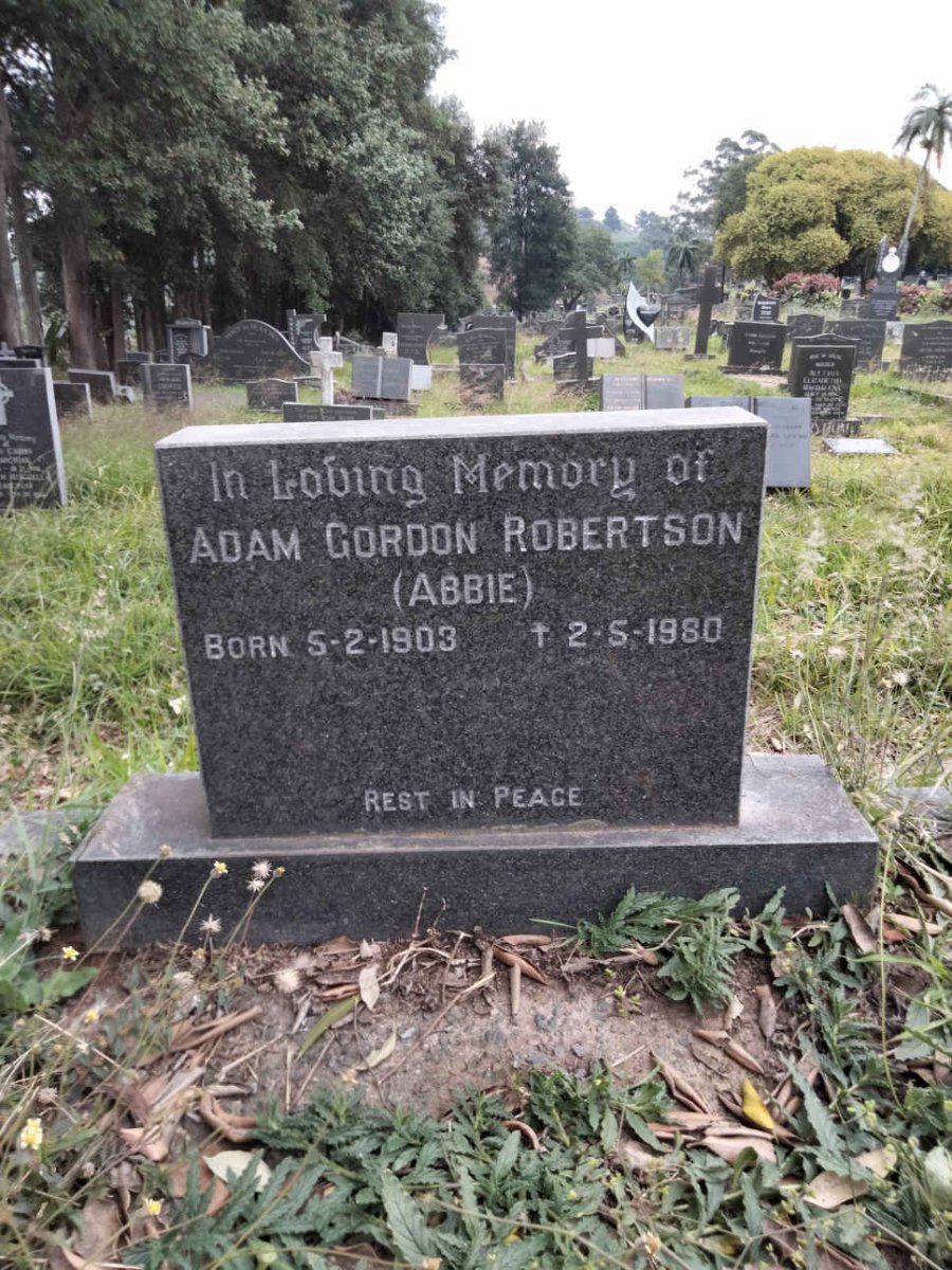 ROBERTSON Adam Gordon 1903-1980