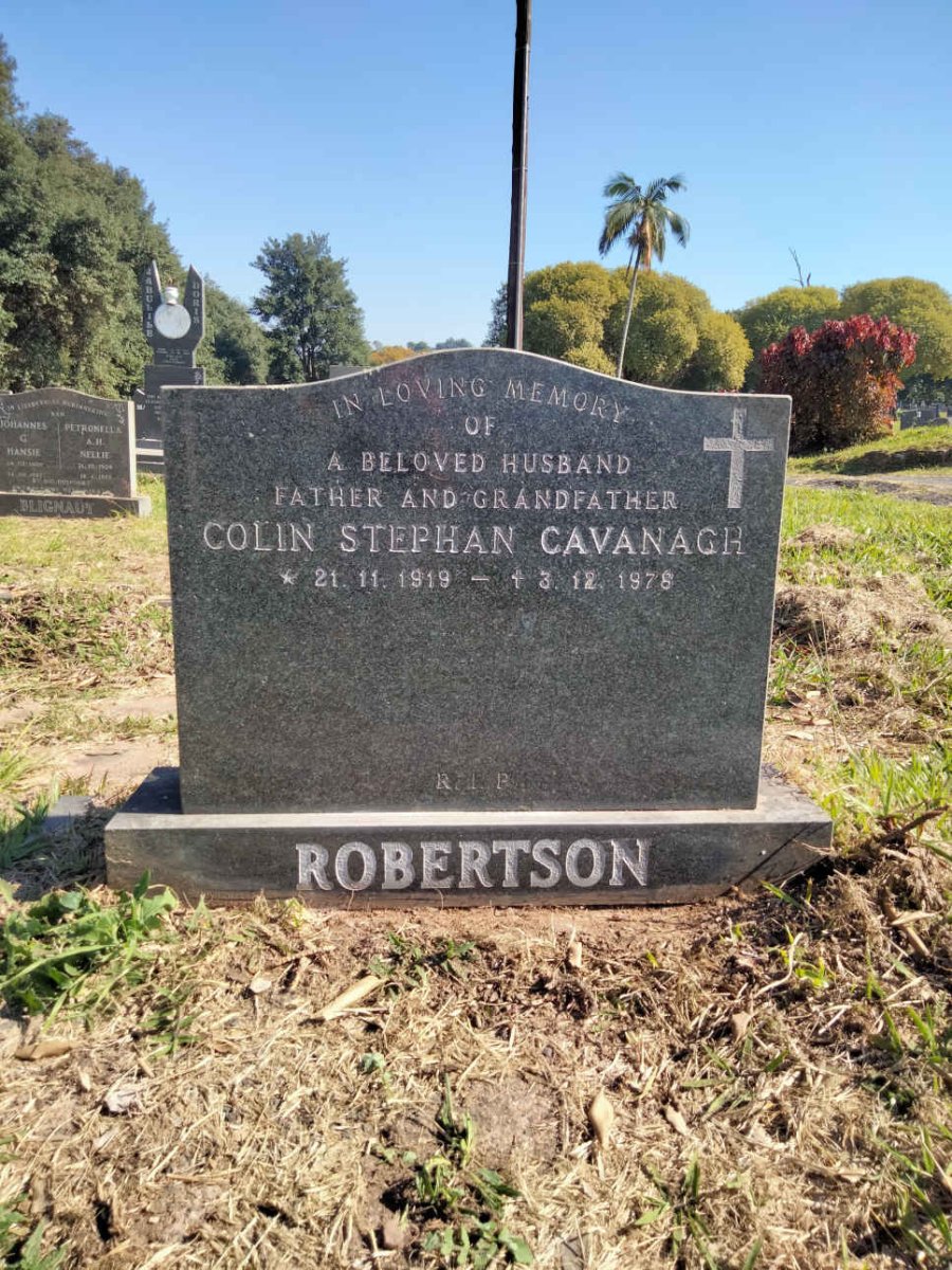 ROBERTSON Colin Stephan Cavanagh 1919-1978