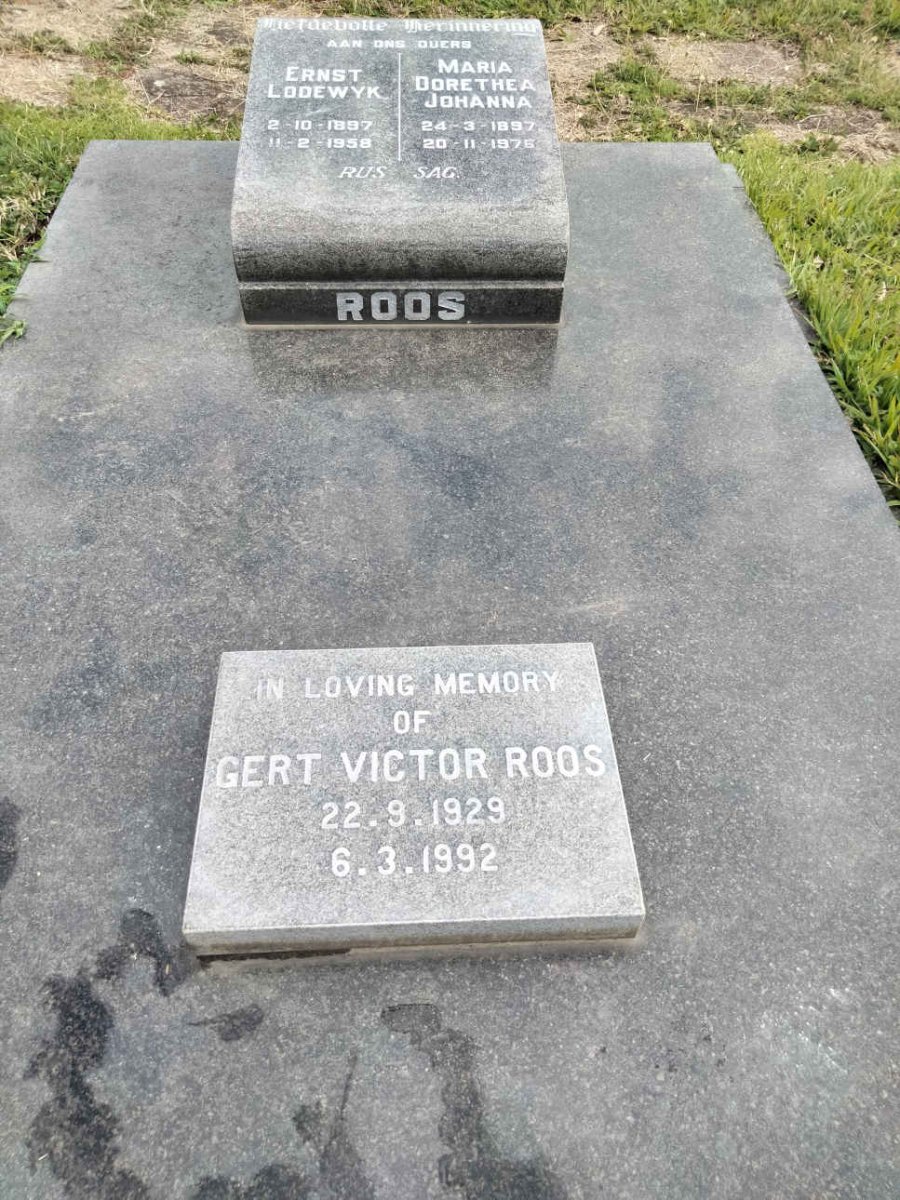 ROOS Gert Victor 1929-1992