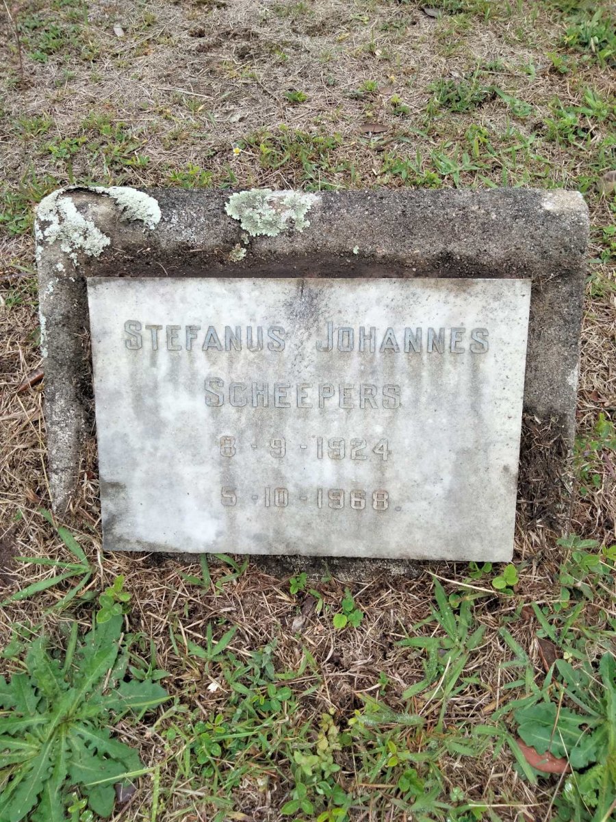 SCHEEPERS Stefanus Johannes 1924-1968