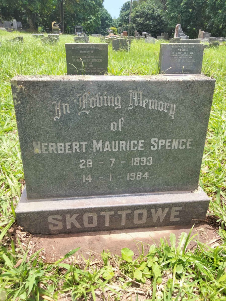SKOTTOWE Herbert Maurice Spence 1893-1984