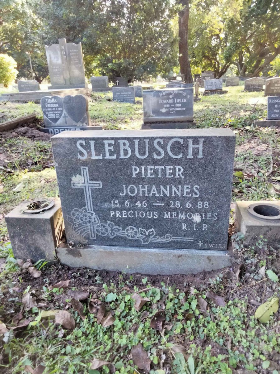 SLEBUSCH Pieter Johannes 1946-1988