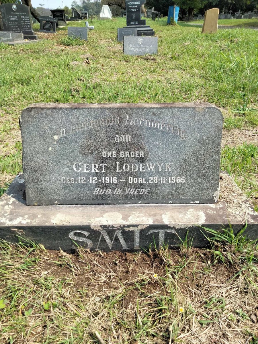 SMIT Gert Lodewyk 1916-1965