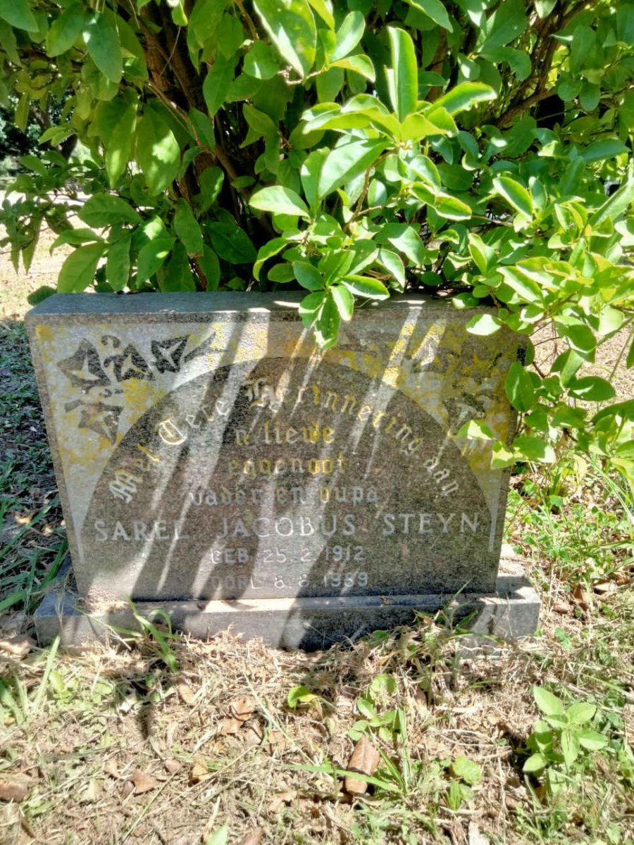 STEYN Sarel Jacobus 1912-1989