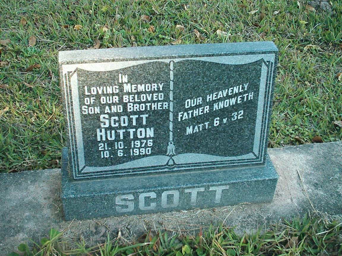 SCOTT Scott Hutton 1976-1990