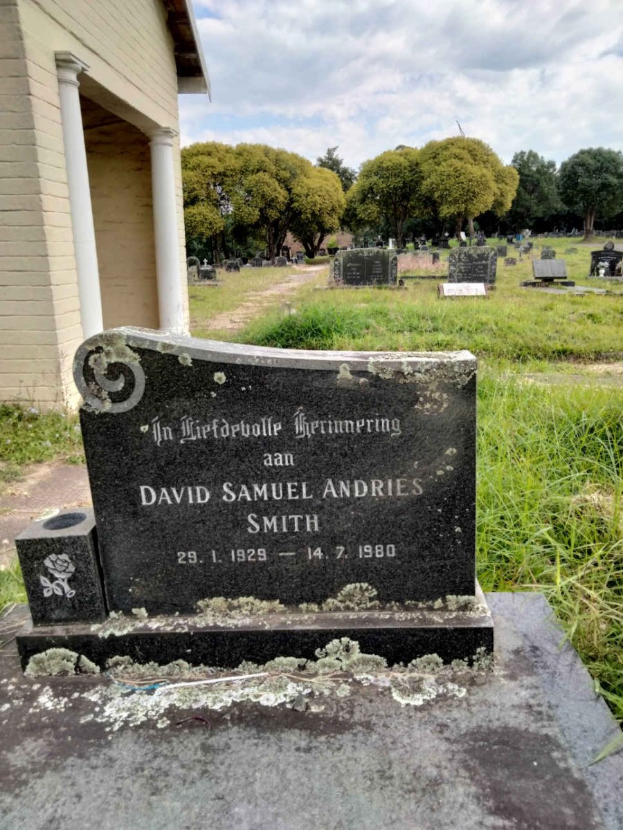 SMITH David Samuel Andries 1929-1980